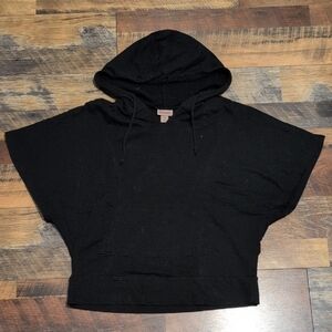 Mossimo Supply Co. Black Short Sleeve Hoodie Tee